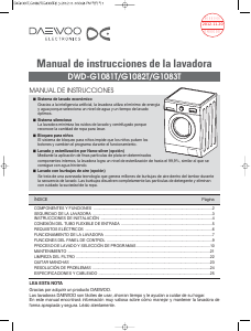 Manual de uso Daewoo DWD-G1081T Lavadora