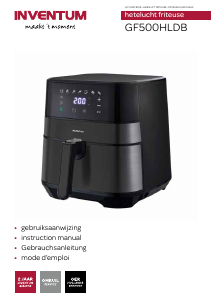 Bedienungsanleitung Inventum GF500HLDB Fritteuse