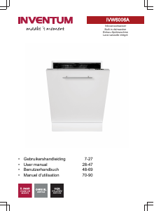 Manual Inventum IVW6006A Dishwasher