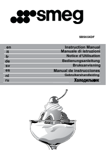 Manuale Smeg SBS63XDF Frigorifero-congelatore