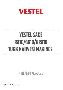 Kullanım kılavuzu Vestel G810 Kahve makinesi