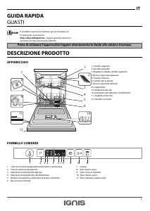 Manuale Ignis GIC 3C26 Lavastoviglie