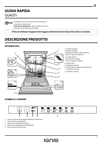Manuale Ignis GIE 2B16 Lavastoviglie