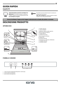 Manuale Ignis GKIE 2B19 Lavastoviglie