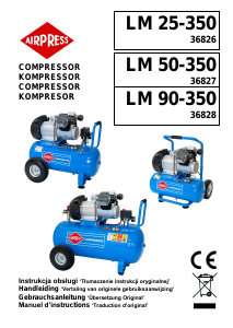 Bedienungsanleitung Airpress LM 50-350 Kompressor