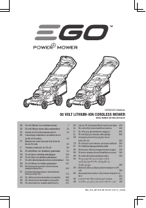 Kullanım kılavuzu EGO LM1702E-SP Çim biçme makinesi