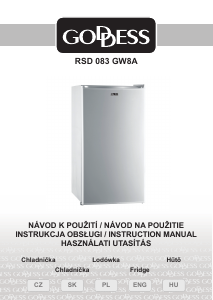 Manual Goddess RSD 083 GW8A Refrigerator