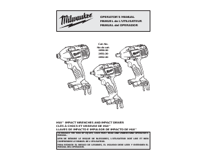 Manual de uso Milwaukee 2652-20 Llave de impacto