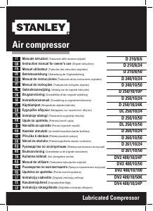 Manuale Stanley D 260/10/24 Compressore
