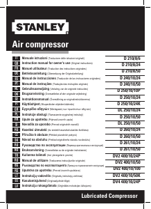 Käyttöohje Stanley DV2 400/10/24P Kompressori