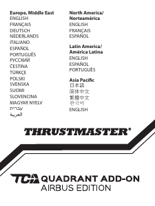 Mode d’emploi Thrustmaster TCA Captain Pack Airbus Edition Contrôleur de jeu