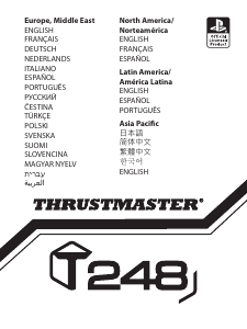 Kullanım kılavuzu Thrustmaster T248 (PlayStation 5) Gamepad