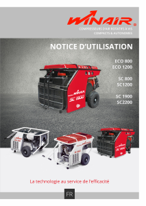 Mode d’emploi Winair SC800 Compresseur