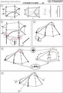 Manual Trimm Phantom-D Tent