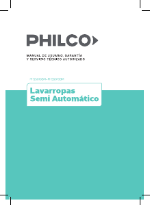 Manual de uso Philco PHSS010BM Lavadora