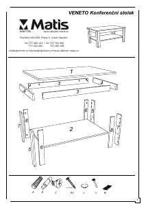 Handleiding Matis Veneto Salontafel