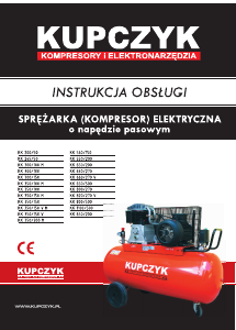 Instrukcja Kupczyk KK 350/100 M Kompresor