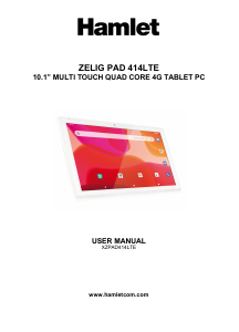 Manual Hamlet XZPAD414LTE Tablet