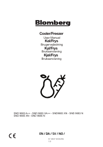Handleiding Blomberg SND 9685 N Koelkast