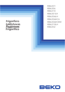 Manuale BEKO RBI 6306 Frigorifero-congelatore