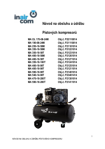 Manuál Inaircom MA OL 170-08-24M Kompresor