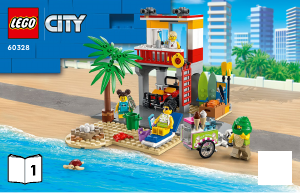Manual Lego set 60328 City Beach lifeguard station