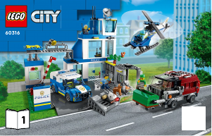 Bruksanvisning Lego set 60316 City Polisstation