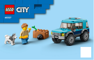 Manual de uso Lego set 60327 City Transporte Equino