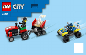 Mode d’emploi Lego set 60315 City Le camion de commandement mobile de la police