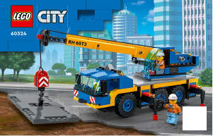 Manual Lego set 60324 City Mobile crane
