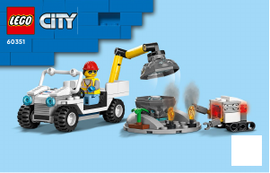 Bedienungsanleitung Lego set 60351 City Raumfahrtzentrum