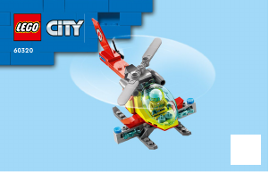Manual Lego set 60320 City Fire station