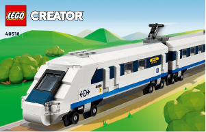 Manual Lego set 40518 Creator High-speed train