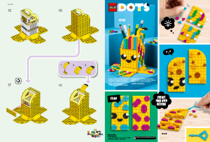 Mode d’emploi Lego set 41948 DOTS Le porte-crayons Banane amusante