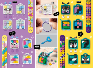 Manual Lego set 41944 DOTS Candy kitty bracelet & bag tag
