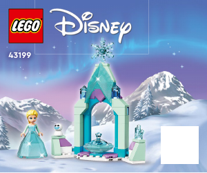 Mode d’emploi Lego set 43199 Disney Princess La cour du château d'Elsa