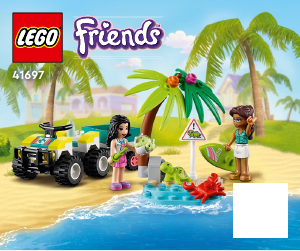 Käyttöohje Lego set 41697 Friends Kilpikonnien suojelupartio