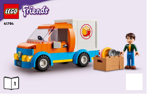 Használati útmutató Lego set 41704 Friends Fő utcai épület