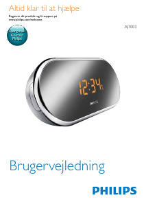 Brugsanvisning Philips AJ1003 Radio-vækkeure