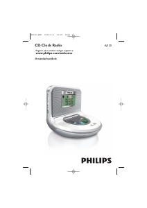 Bruksanvisning Philips AJ130/12 Klockradio