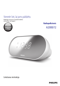 Rokasgrāmata Philips AJ2000 Radio modinātājs