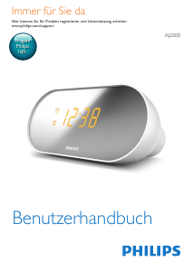 Bedienungsanleitung Philips AJ2000 Uhrenradio