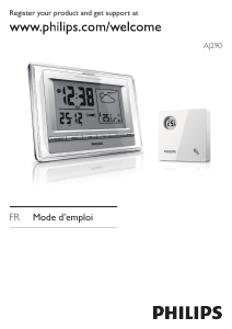 Mode d’emploi Philips AJ290 Radio-réveil
