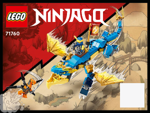 Instrukcja Lego set 71760 Ninjago Smok gromu Jaya EVO