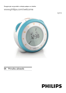 Návod Philips AJ310 Rádiobudík