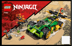 Brugsanvisning Lego set 71763 Ninjago Lloyds racerbil EVO