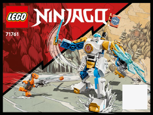 Handleiding Lego set 71761 Ninjago Zane's power-upmecha EVO