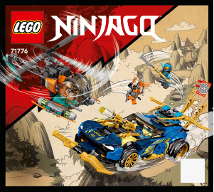Manual de uso Lego set 71776 Ninjago Deportivo EVO de Jay y Nya