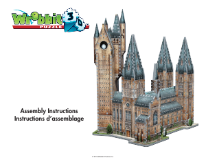 Manual Wrebbit Hogwarts - Astronomy Tower Puzzle 3D