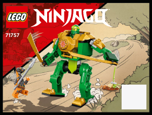 Manuál Lego set 71757 Ninjago Lloydův nindžovský robot